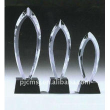 Troféus e concessões de cristal transparentes feitos sob encomenda baratos por atacado